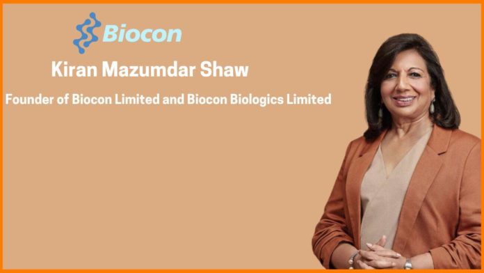 Kiran mazumdar shah - CEO Biocon