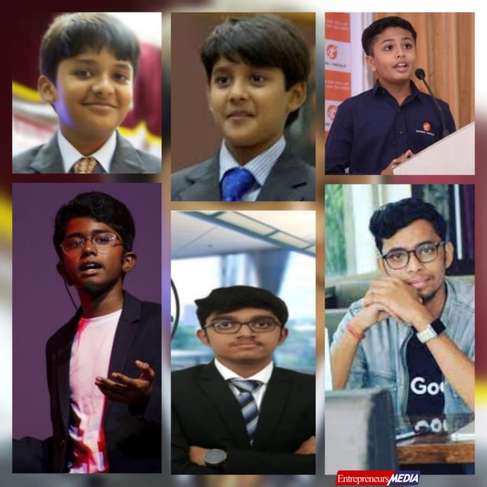 List of some of the top 5 youngest entrepreneurs in India 2022.